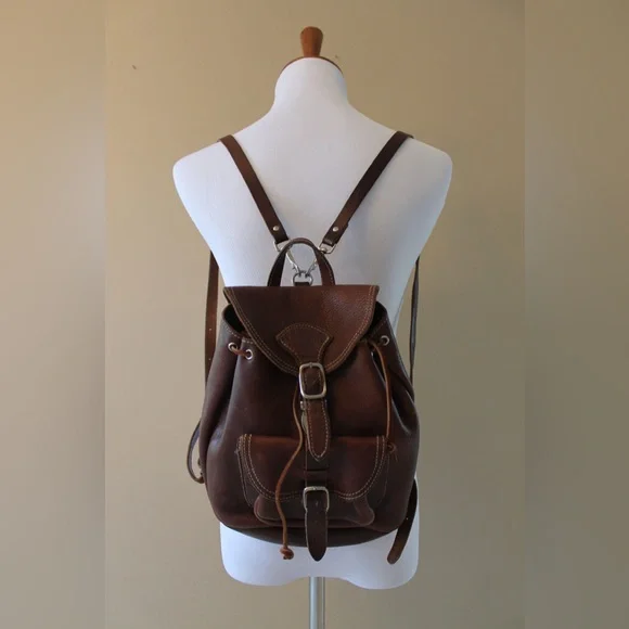 Roots Women’s Vintage Genuine Leather Mini Backpack - Picture 12 of 12